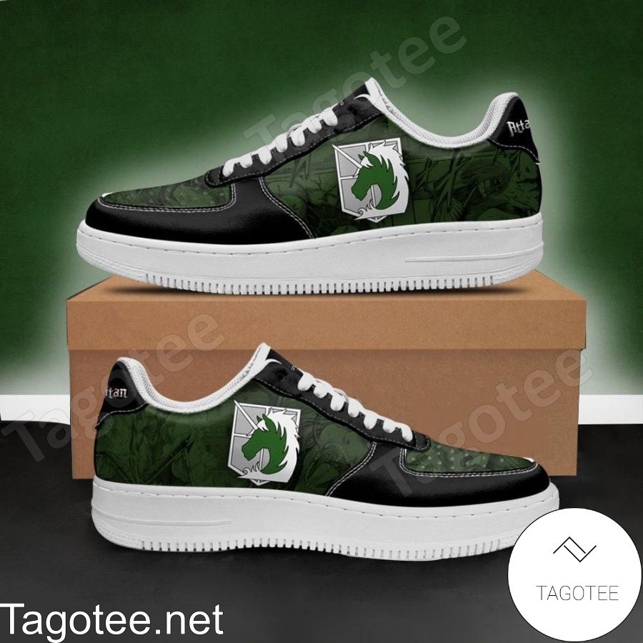 AOT Military Police Attack On Titan Anime Air Force Shoes