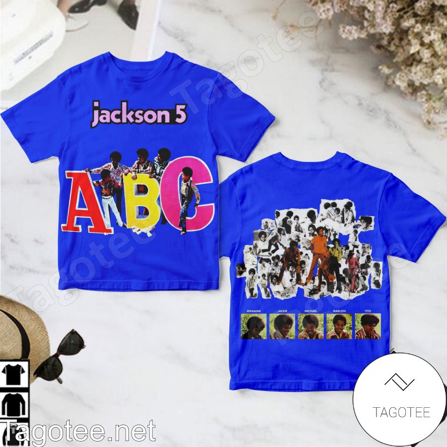 Abc Album By The Jackson 5 Blue Shirt