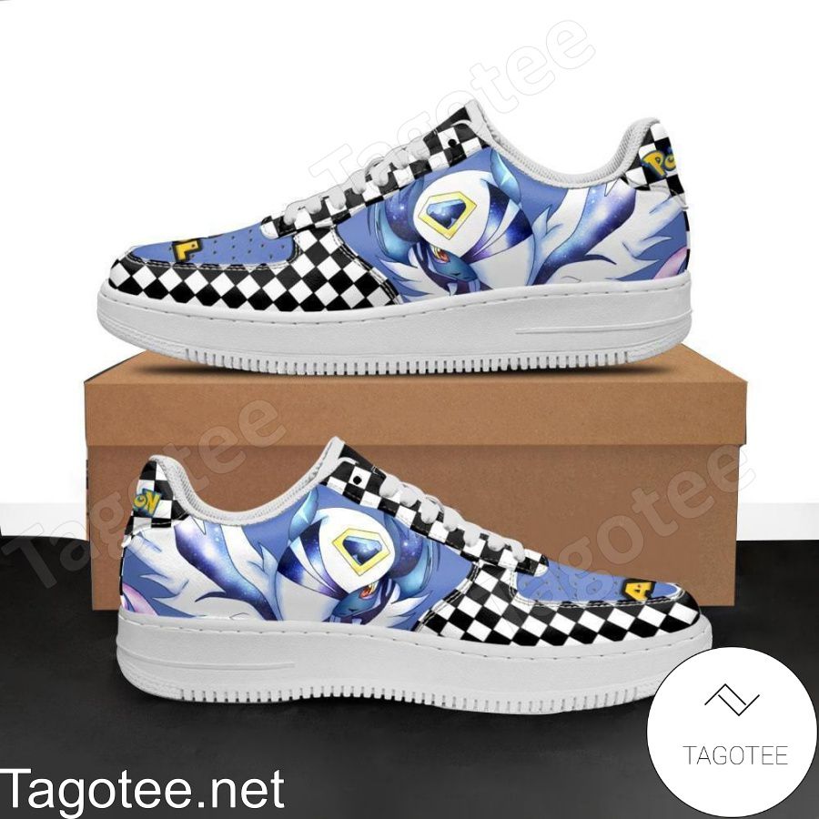 Absol Checkerboard Pokemon Air Force Shoes