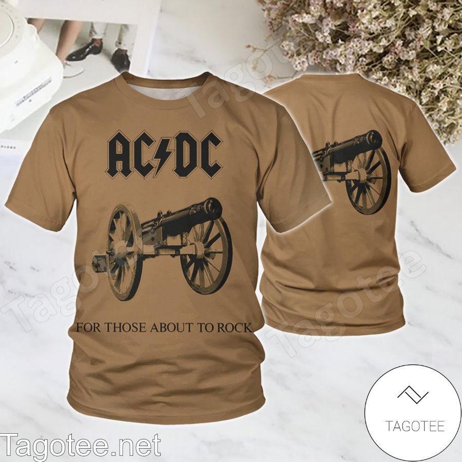Ac Dc For Those About To Rock Single Shirt