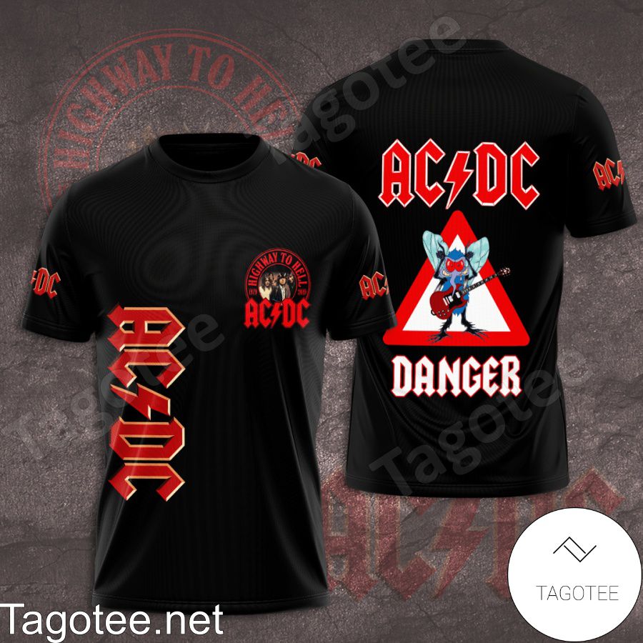 Ac Dc Highway To Hell Danger Shirt
