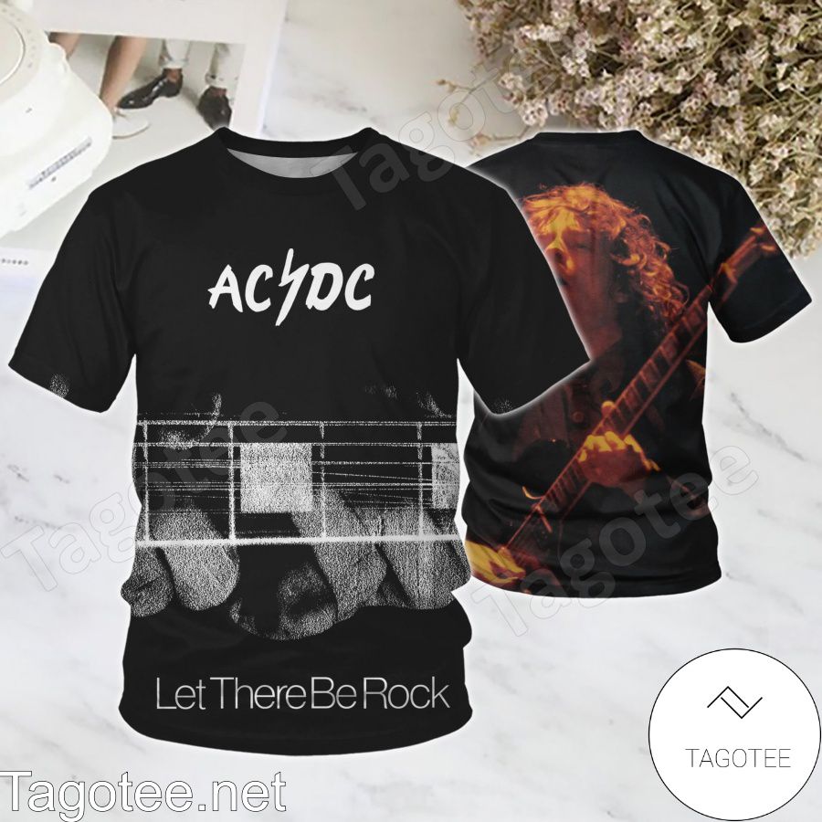 Ac Dc Let Be There Rock Album Shirt