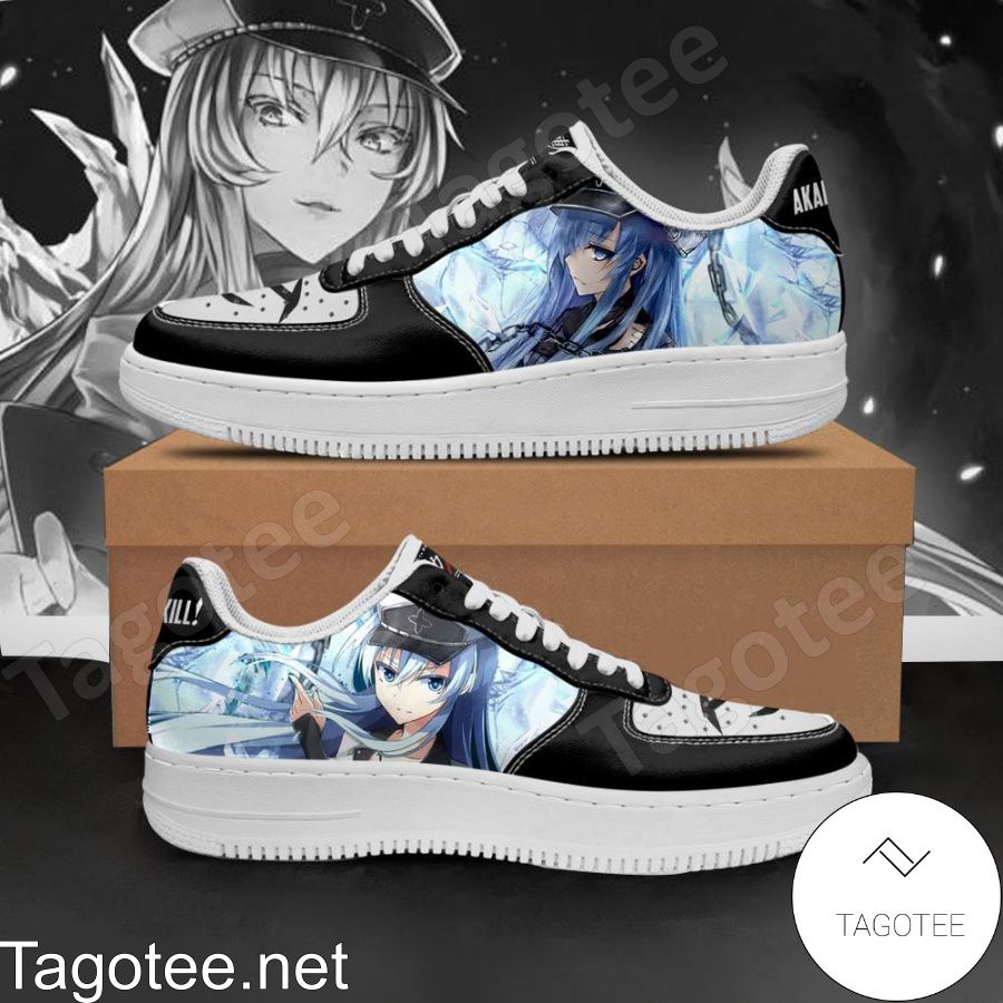 Akame Ga Kill Esdeath Anime Air Force Shoes