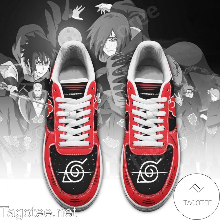 Akatsuki Naruto Anime Air Force Shoes a