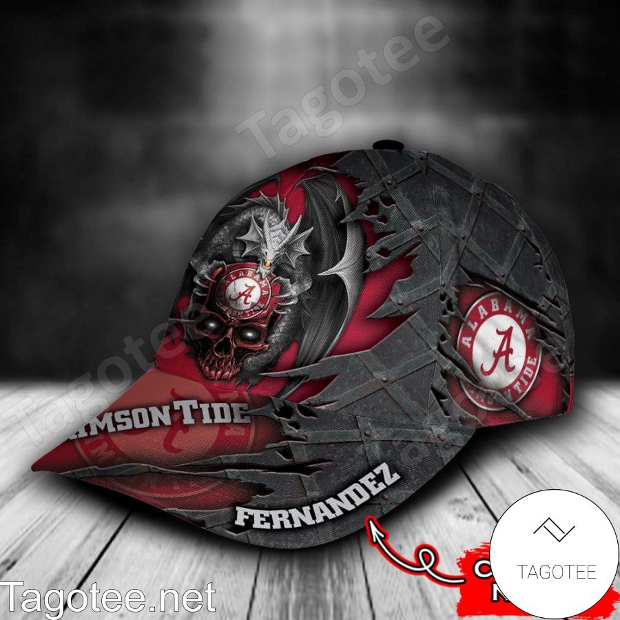 Alabama Crimson Tide Dragon NCAA Personalized Cap b