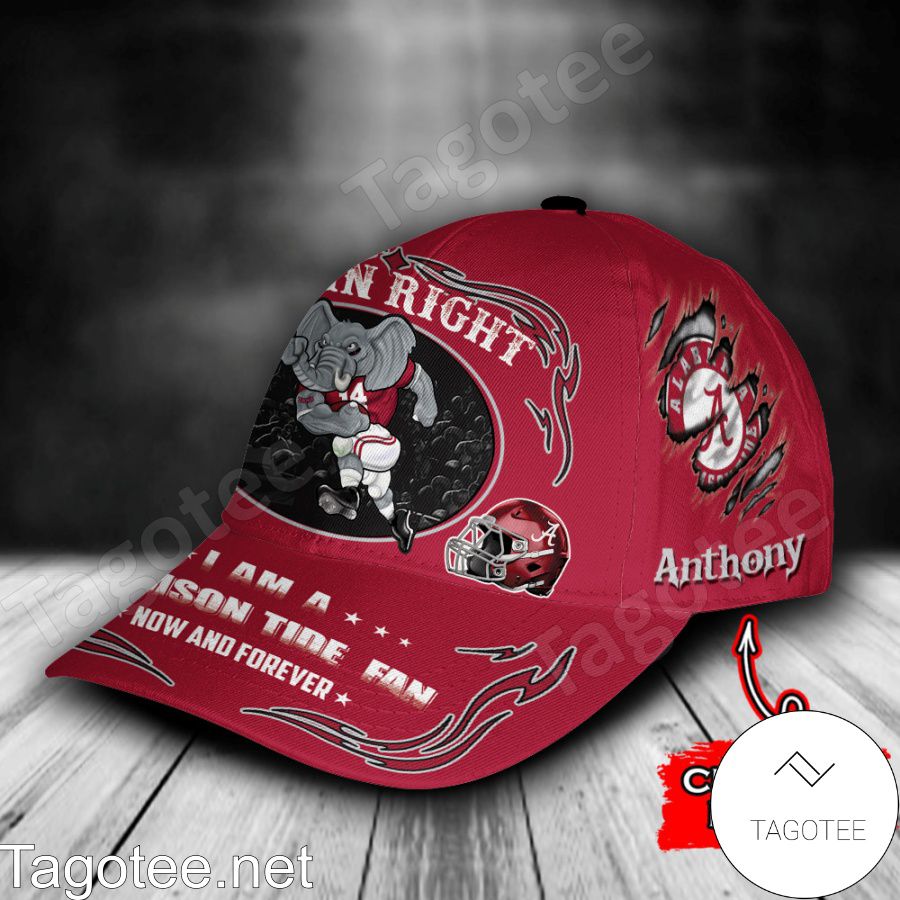 Alabama Crimson Tide Mascot NCAA Personalized Cap b
