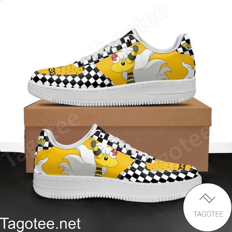 Ampharos Checkerboard Pokemon Air Force Shoes