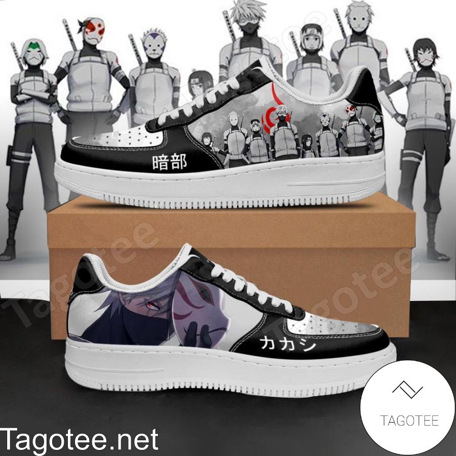 Anbu Black Ops Naruto Anime Air Force Shoes