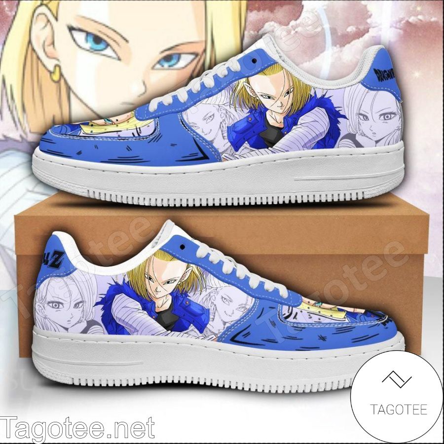 Android 18 Dragon Ball Anime Air Force Shoes