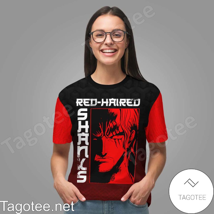 Anime Red-haired Shanks One Piece Character Shirt b