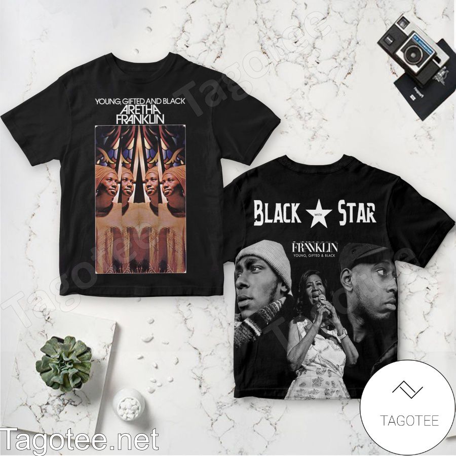 Aretha Franklin Young Gifted And Black Album Shirt
