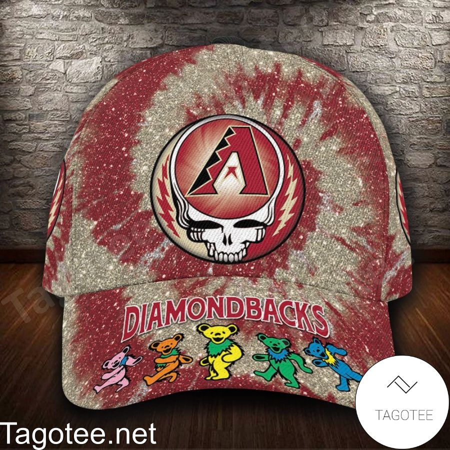 Arizona Diamondbacks & Grateful Dead Band MLB Custom Name Personalized Cap