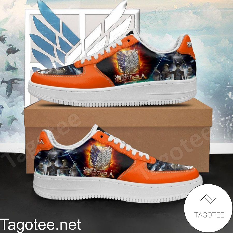Attack On Titan AOT Anime Air Force Shoes