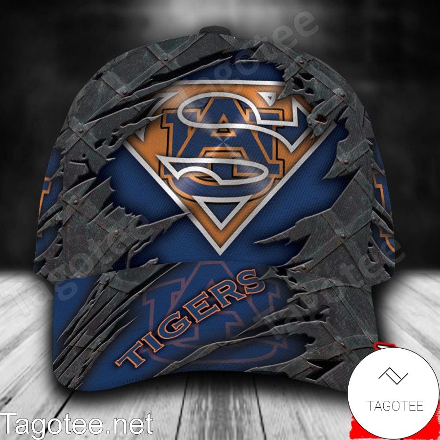 Auburn Tigers Superman NCAA Personalized Cap