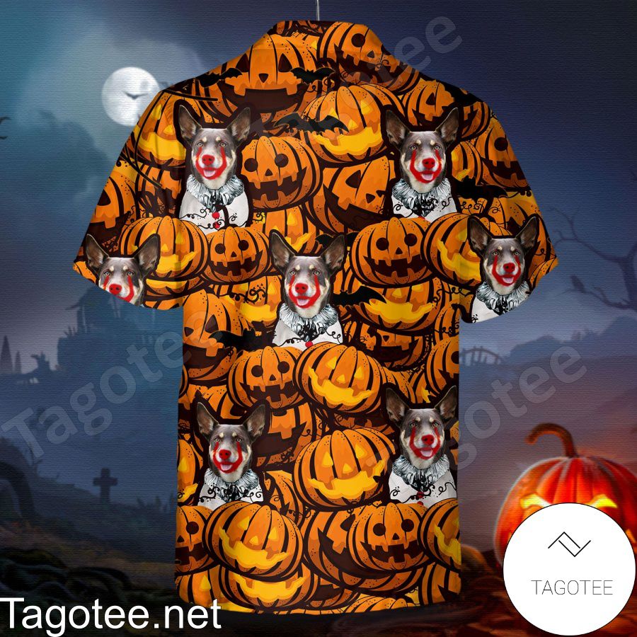 Australian Kelpie Pumpkin Halloween Shirt a