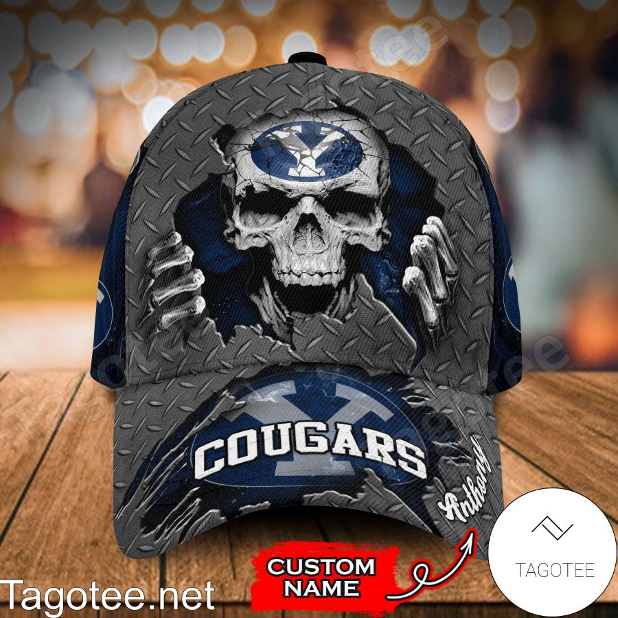 BYU Cougars SKULL NCAA Personalized Cap