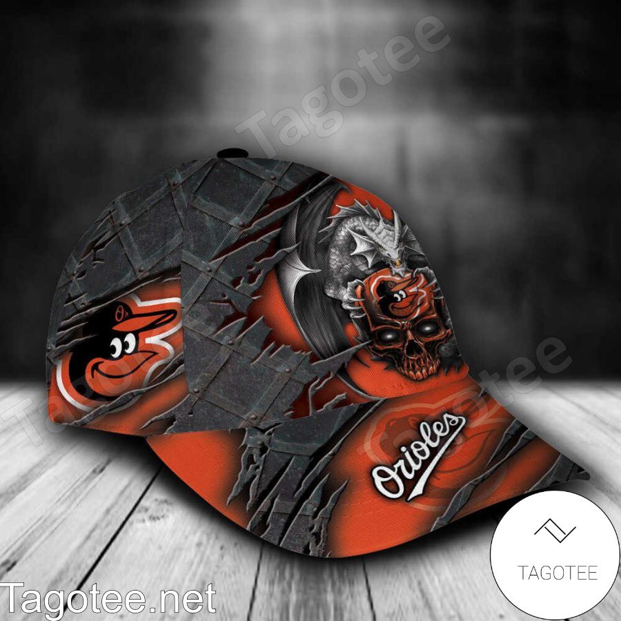 Baltimore Orioles Crack 3D MLB Custom Name Personalized Cap a