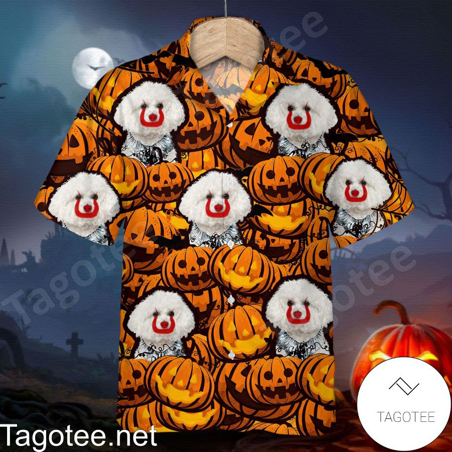 Bichon Frise Pumpkin Halloween Shirt