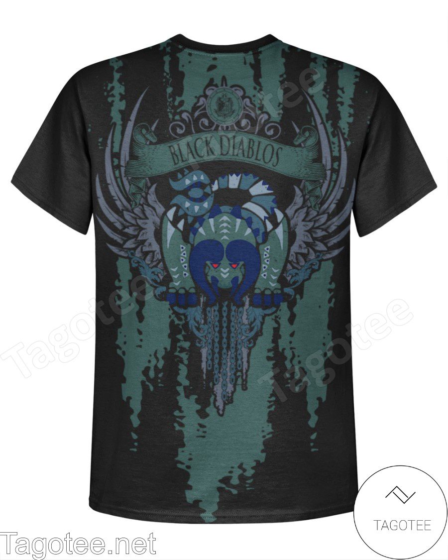 Black Diablos Monster Hunter World Shirt a