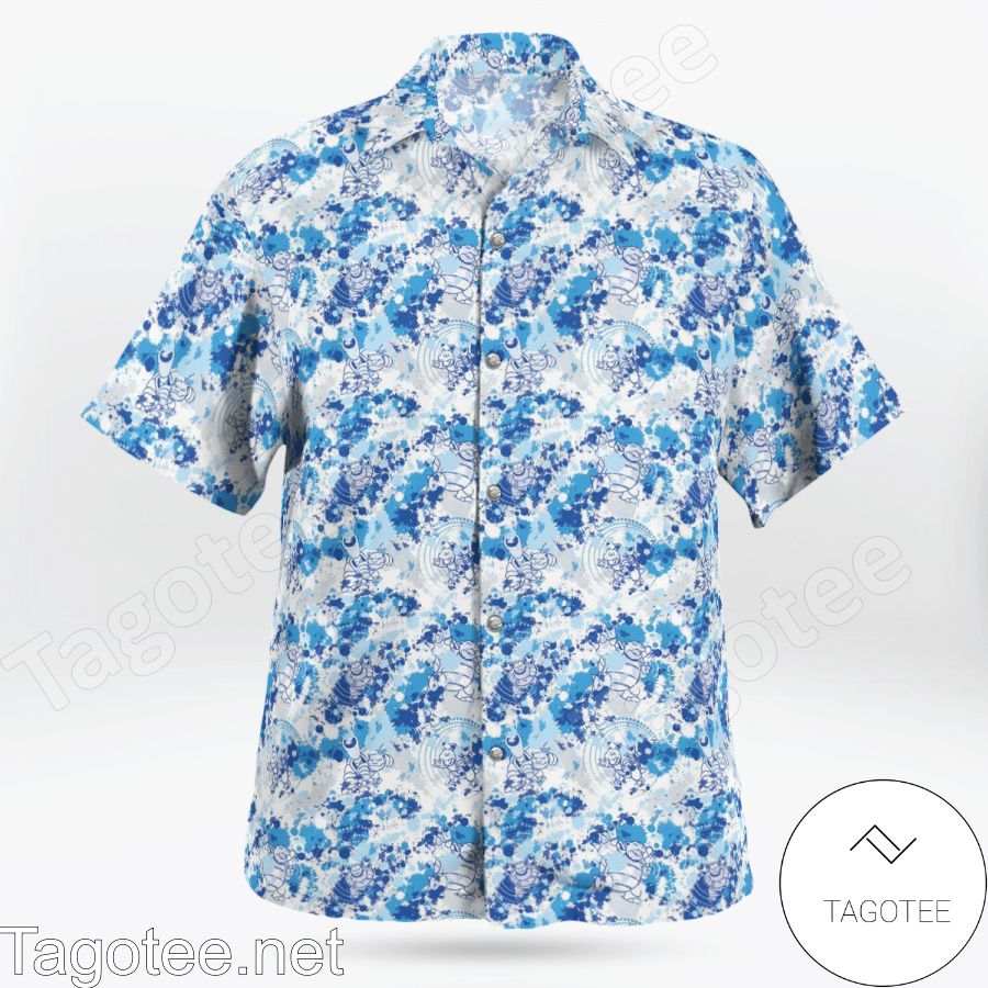 Blastoise Pokemon Hawaiian Shirt b