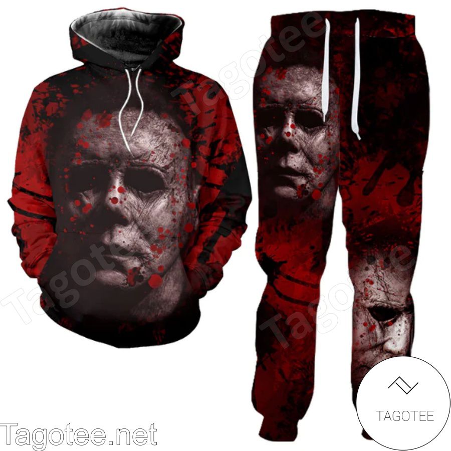 Blood Michael Myers Hoodie And Long Pants