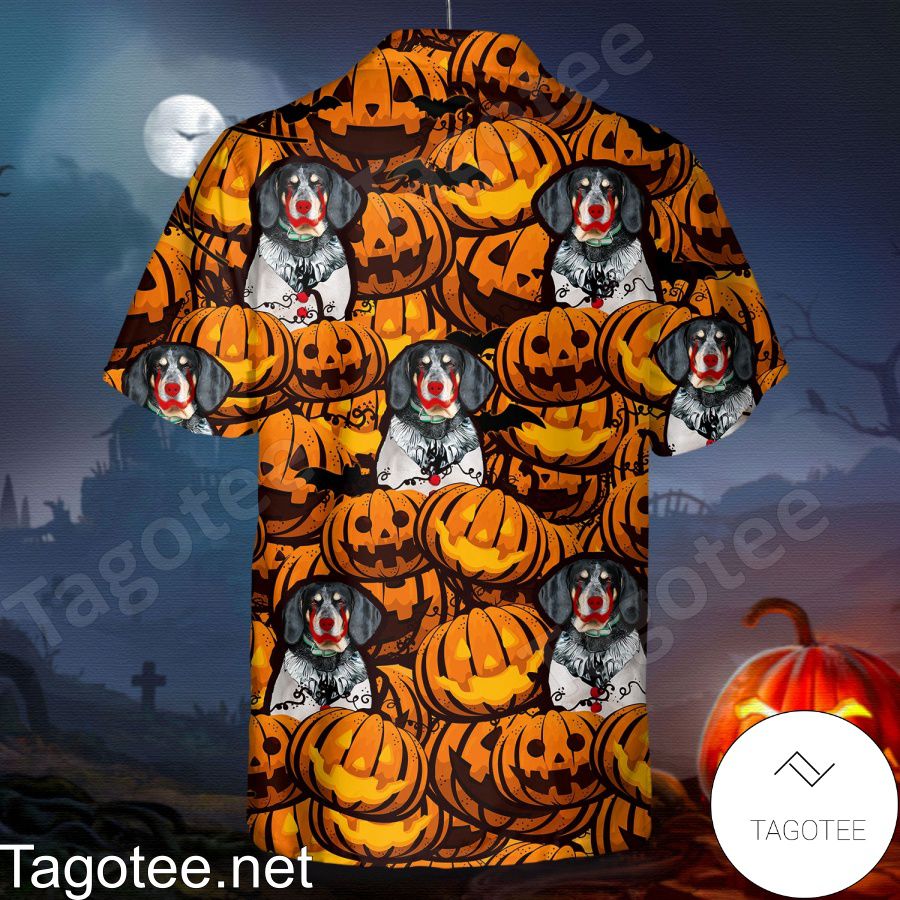 Bluetick Coonhound Pumpkin Halloween Shirt a