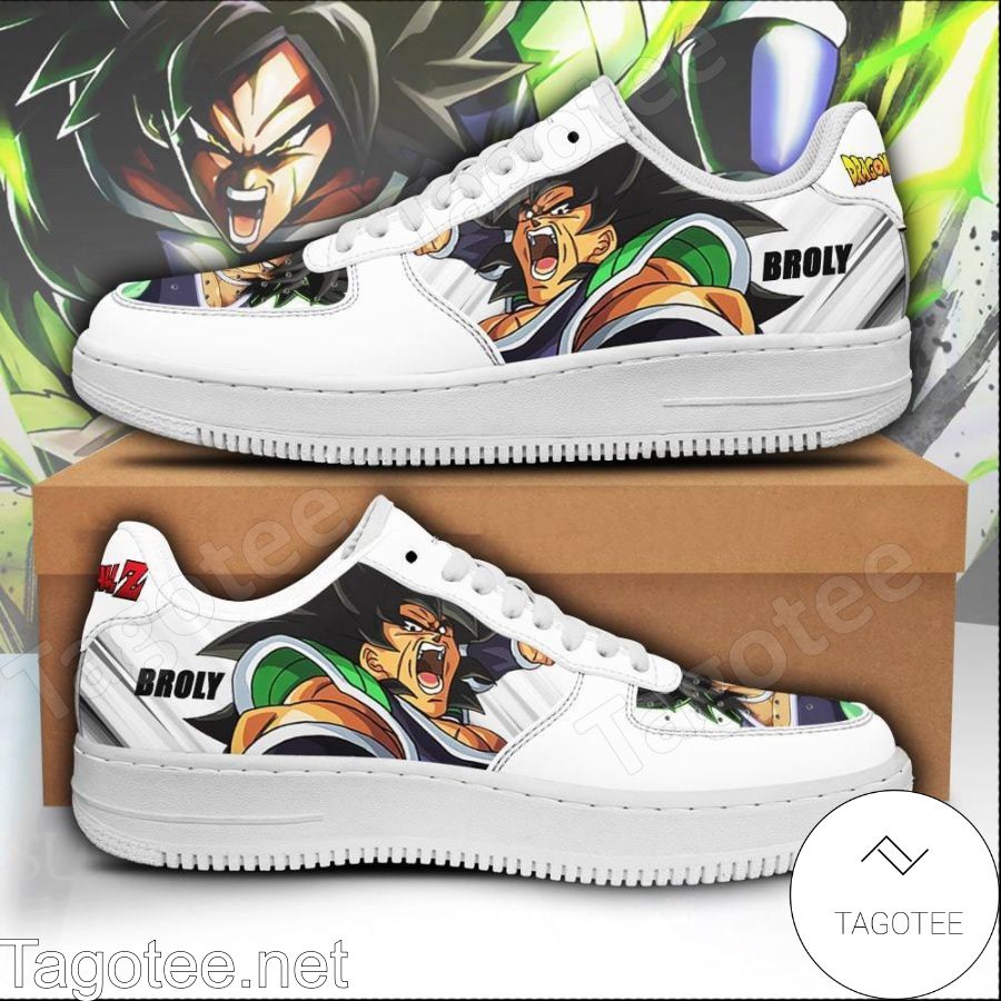 Broly Dragon Ball Z Anime Air Force Shoes