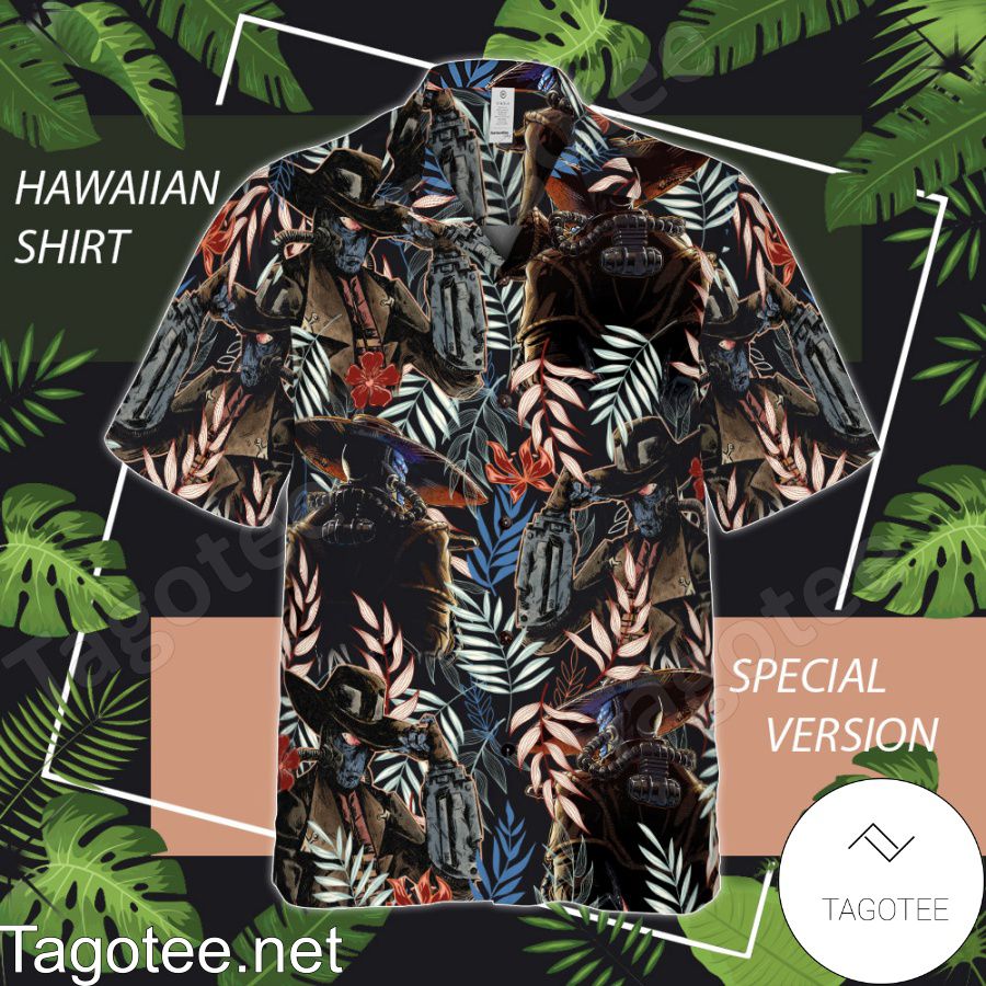 Cad Bane Star Wars Tropical Leaf Hawaiian Shirt