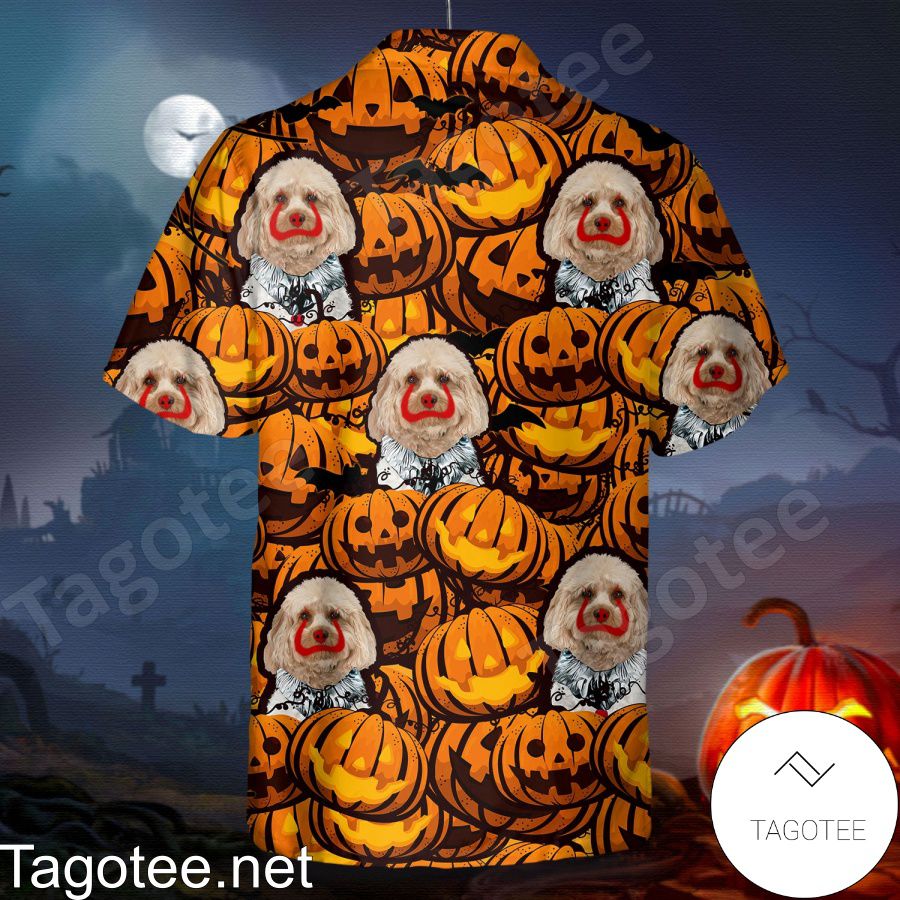 Cavapoo Pumpkin Halloween Shirt a