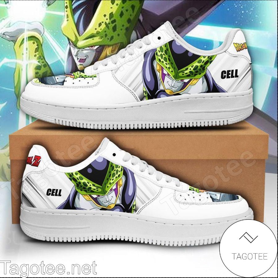 Cell Dragon Ball Z Anime Air Force Shoes