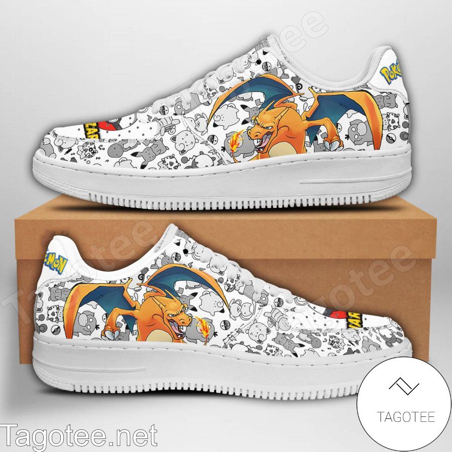 Charizard Pokemon Air Force Shoes
