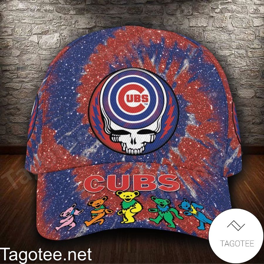 Chicago Cubs & Grateful Dead Band MLB Custom Name Personalized Cap
