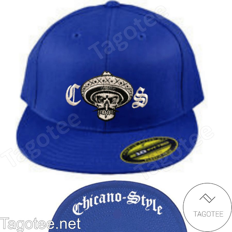 Chicano Style Blue Cap