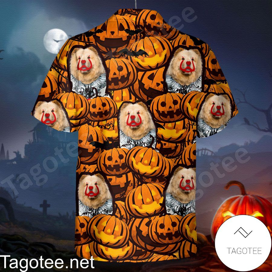 Chow Chow Pumpkin Halloween Shirt a