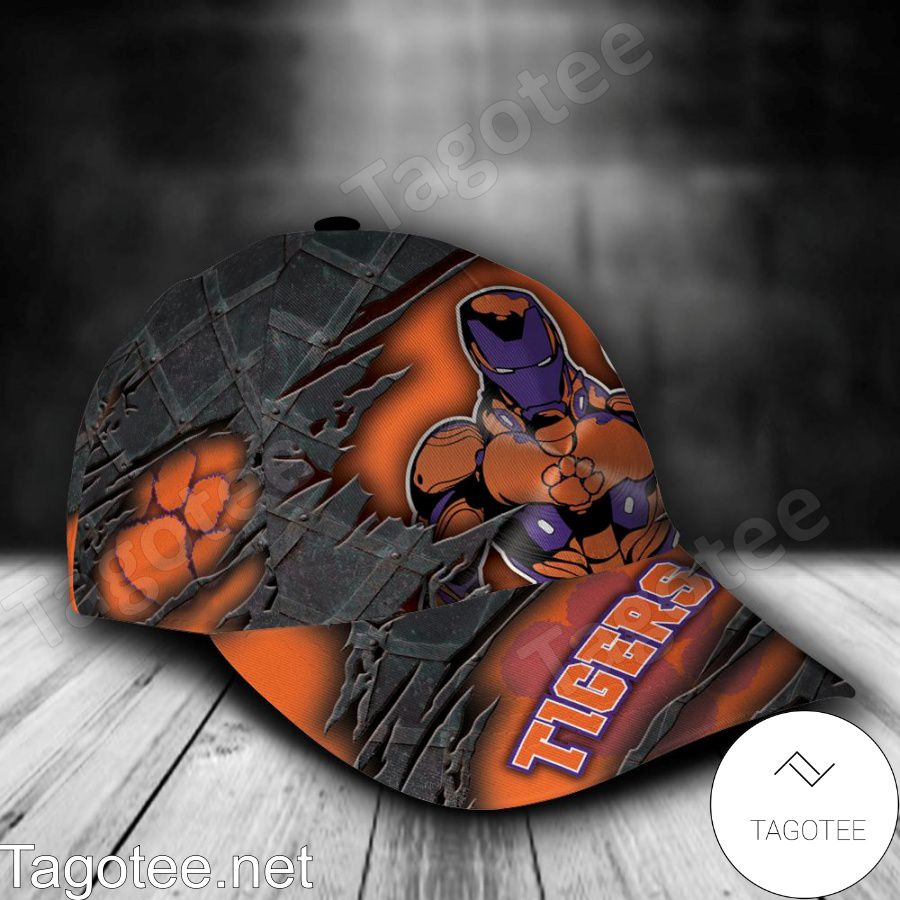 Clemson Tigers Iron Man NCAA Personalized Cap a