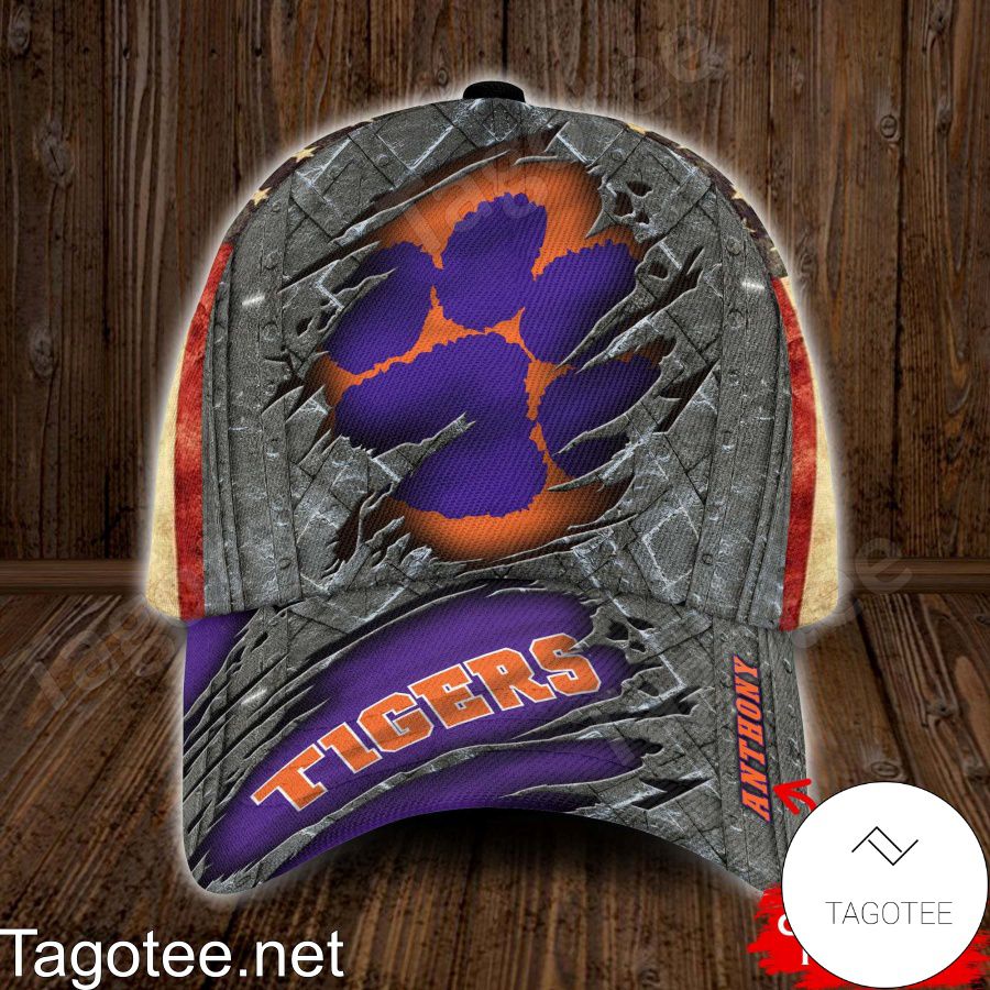 Clemson Tigers NCAA Personalized Cap