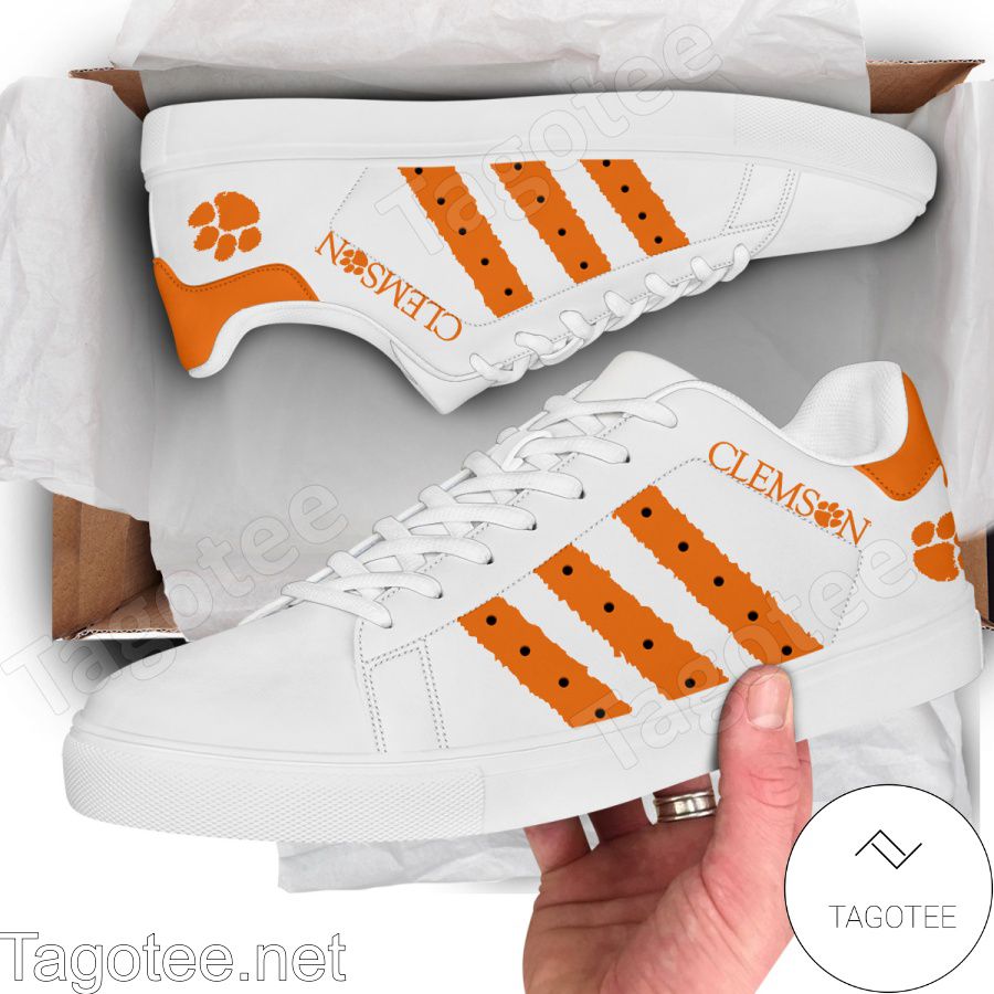 Clemson Tigers Print Stan Smith Shoes Style a