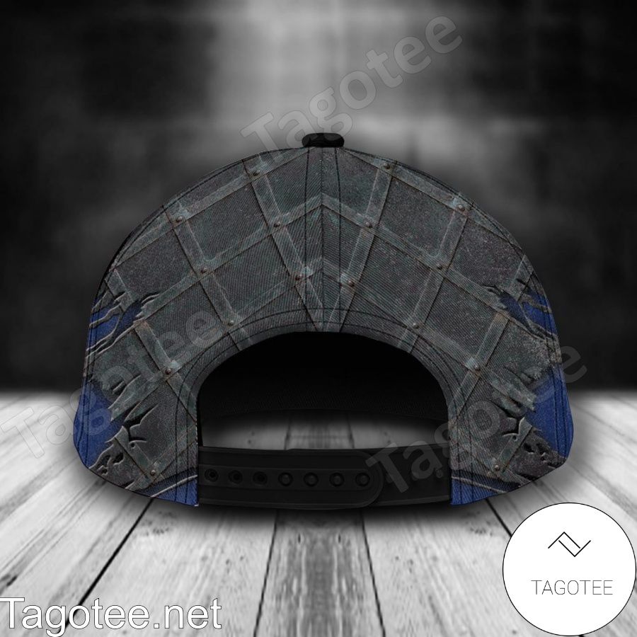 Columbus Blue Jackets Dragon Crack 3D NHL Custom Name Personalized Cap c