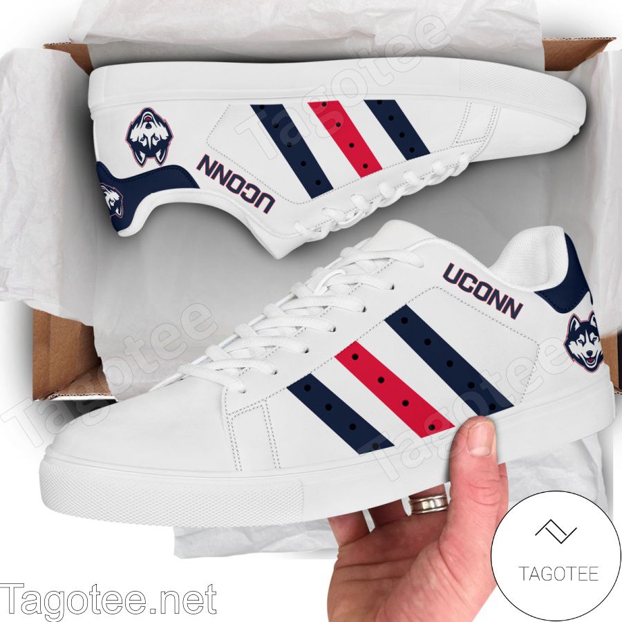 Connecticut Huskies Print Stan Smith Shoes Style a