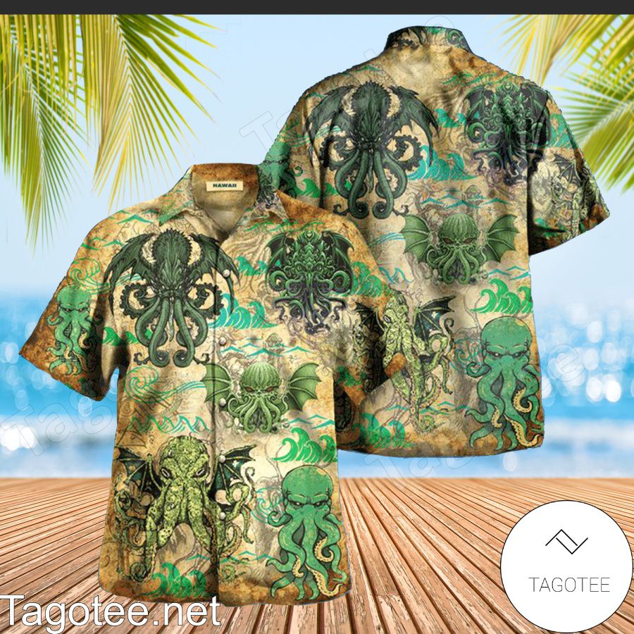 Cthulhu Horror Hawaiian Shirt