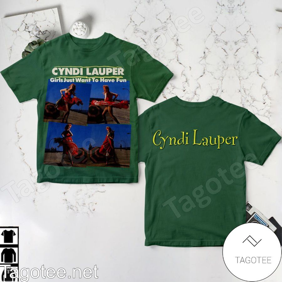 Cyndi Lauper Girls Just Want To Have Fun Album Cover Shirt