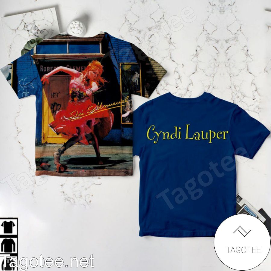 Cyndi Lauper She's So Unusual Album Cover Shirt