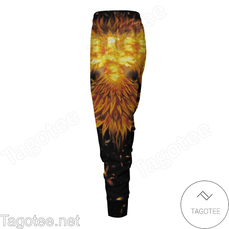 Dark Phoenix Flame Pants b