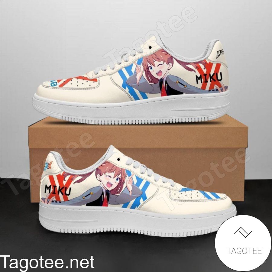 Darling In The Franxx Code 390 Miku Anime Air Force Shoes