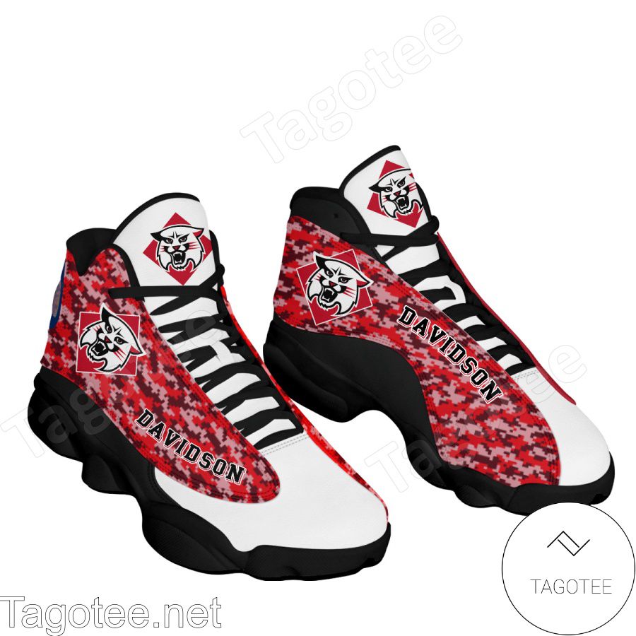 Davidson Wildcats Air Jordan 13 Shoes