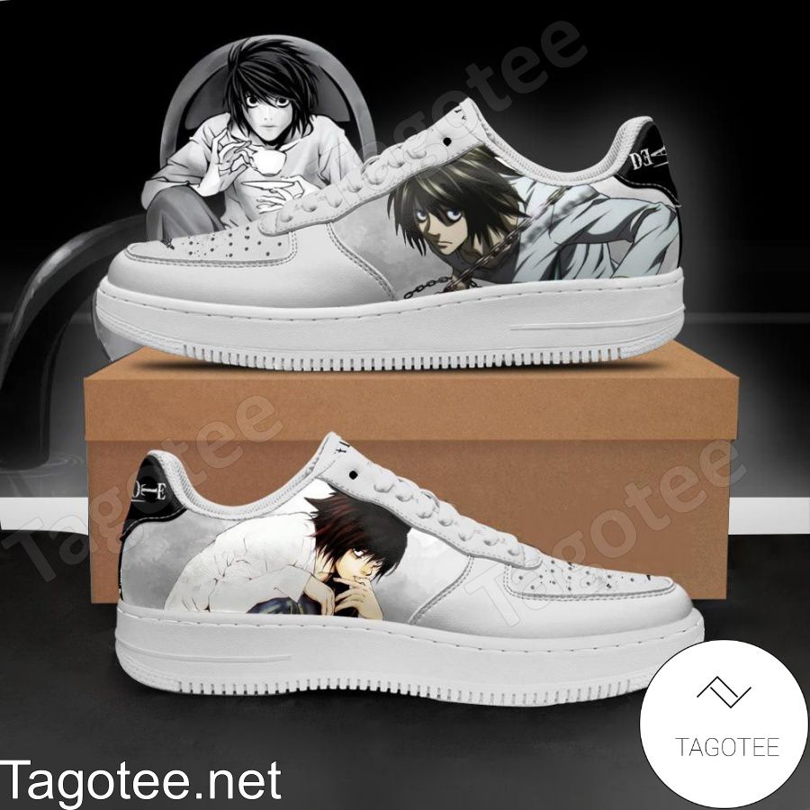 Death Note L Lawliet Anime Air Force Shoes