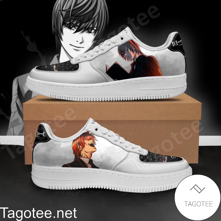 Death Note Light Yagami Anime Air Force Shoes