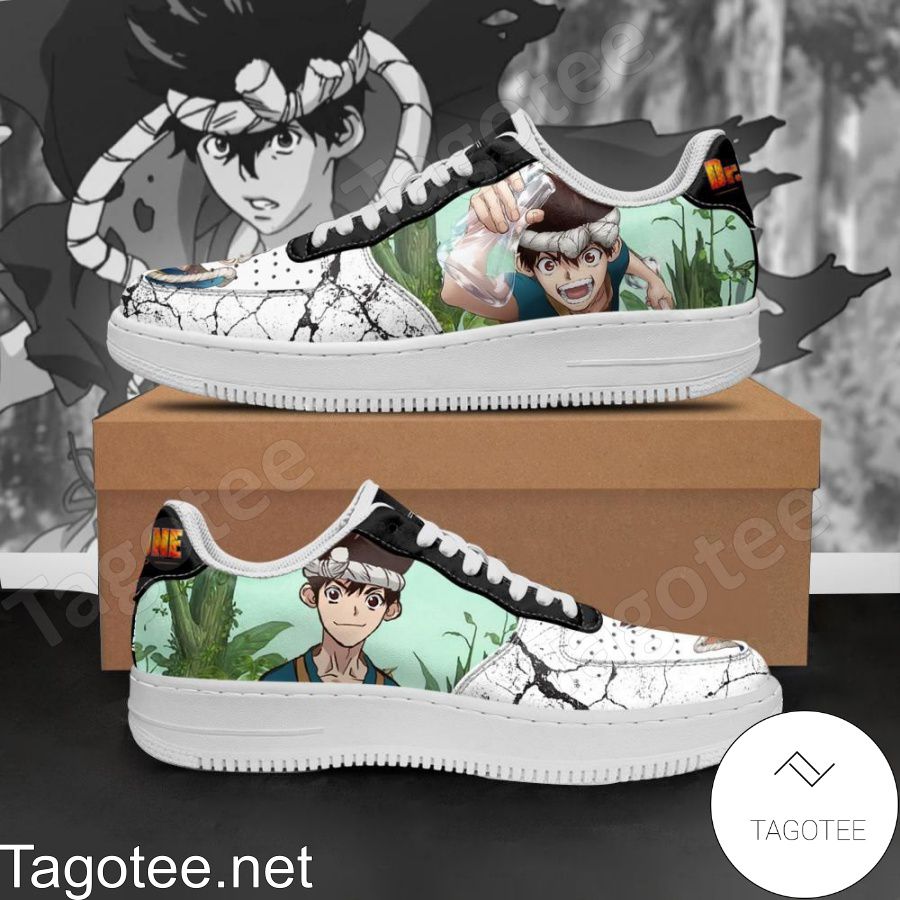 Dr Stone Chrome Anime Air Force Shoes