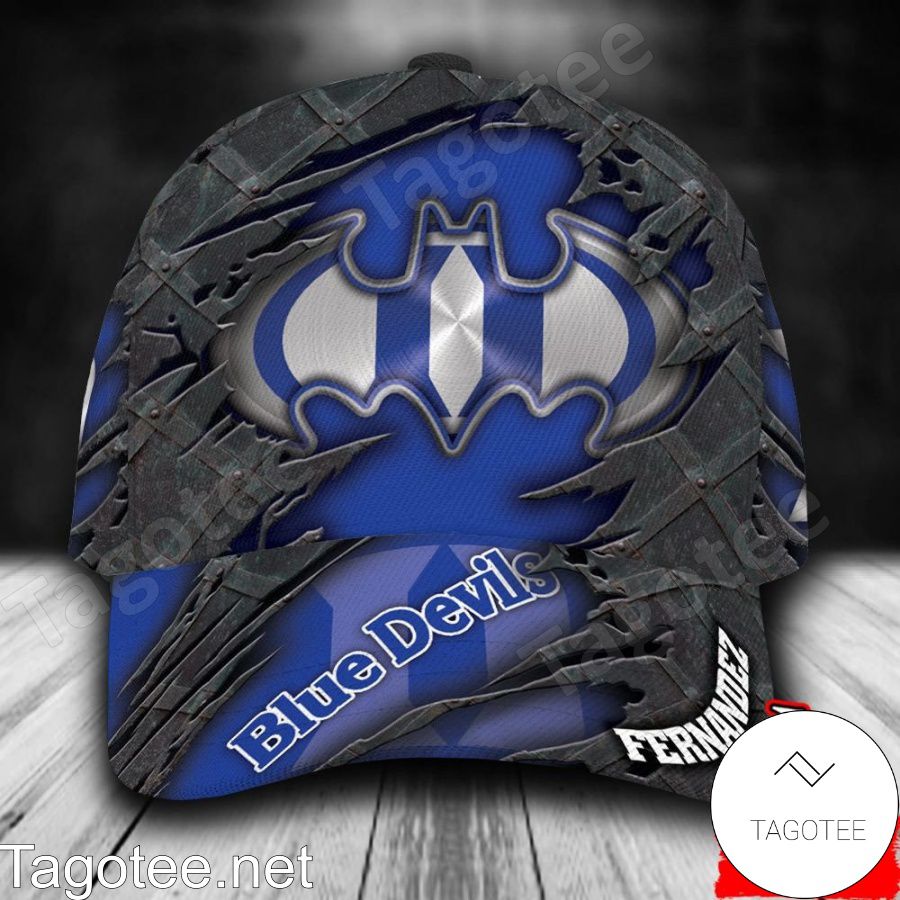Duke Blue Devils Batman NCAA Personalized Cap
