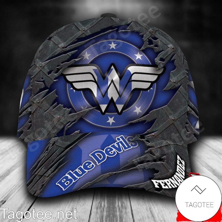 Duke Blue Devils Wonder Wonman NCAA Personalized Cap